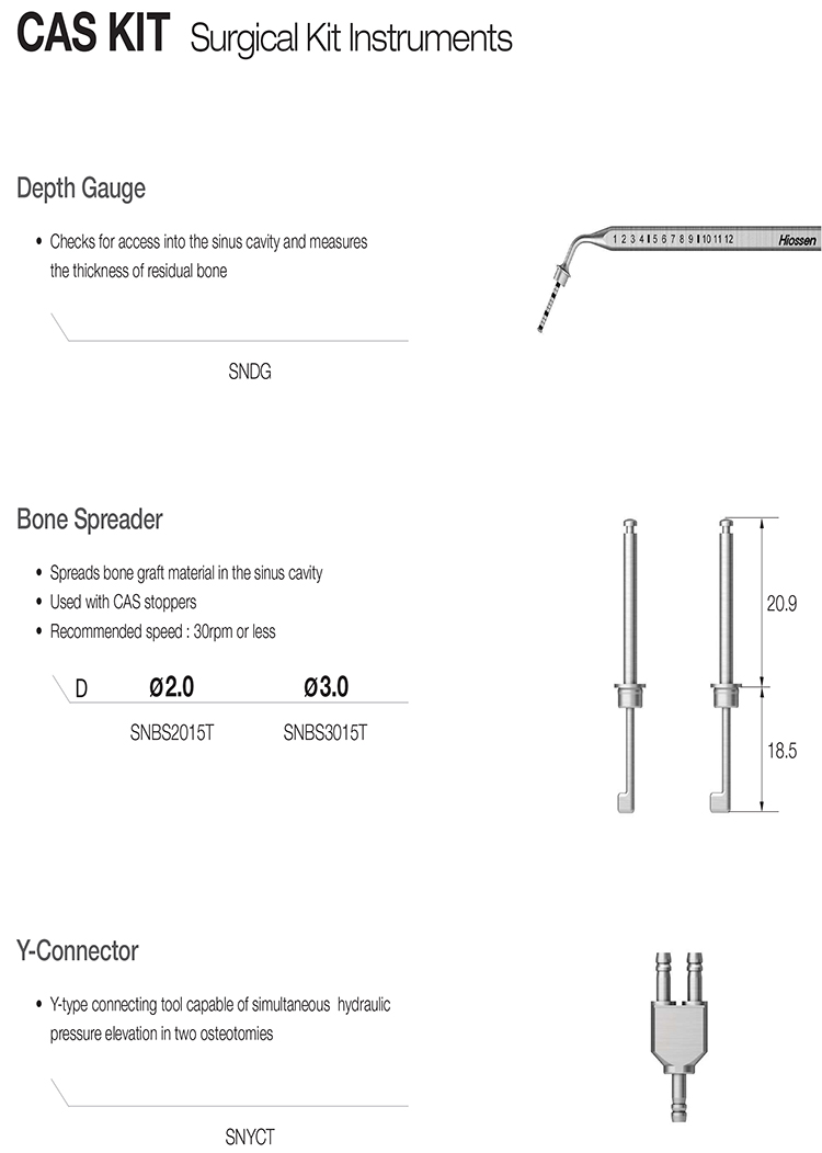 CAS Crestal Approach Sinus KIT